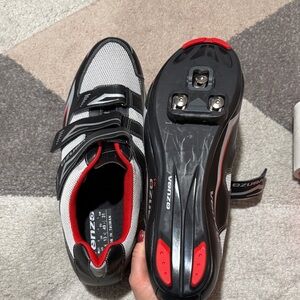 Venzo Black and Red Cycling Shoes Men’s 14